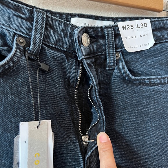 NWT TOPSHOP cropped length jeans 25 - Picture 5 of 9